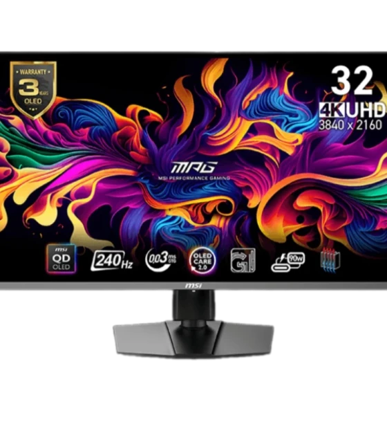 Monitor Led MPG 321URX QD-OLED, 31.5 inch, UHD, 3840 x 2160, HDMI, DisplayPort, 240 Hz, 0.03 ms, Negru 9S6-3DD29A-054