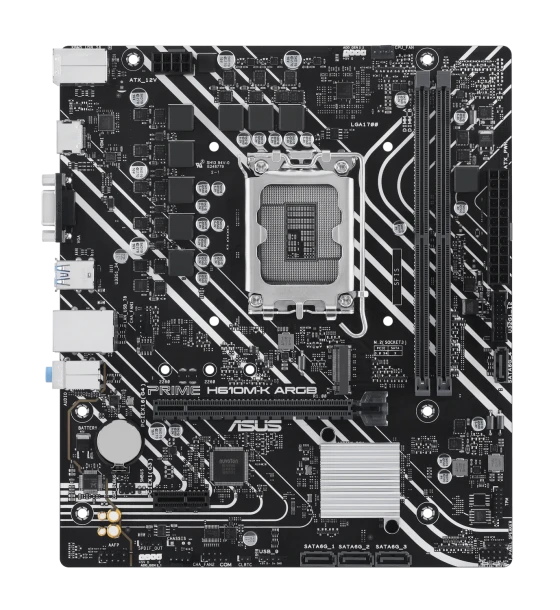 Placa de baza ASUS PRIME H610M-K argb LGA1700 2xDDR5 mic-ATX HDMI VGA LAN USB MB