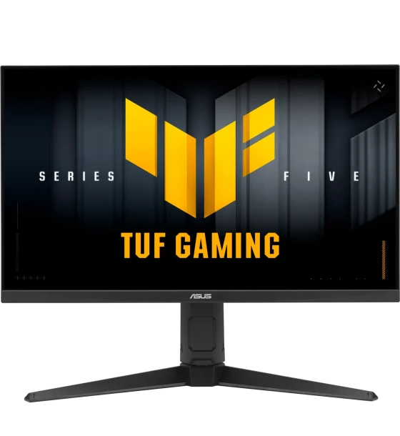 Monitor Led TUF Gaming VG27UQEL5A, 27 inch, Fast IPS, UHD, 3840x2160, HDMI, DisplayPort, G-SYNC Compatible, AMD FreeSync, Boxe, Pivot, Dual mode 80Hz/310Hz, 0.3ms, Negru, 90LM0CR1-B01171