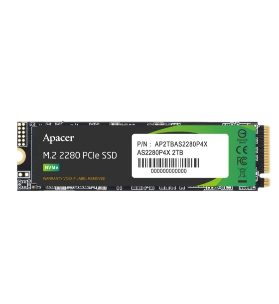 SSD- Interne AS2280P4X, 512GB, M.2 PCIe Gen3 x4, Negru/Verde