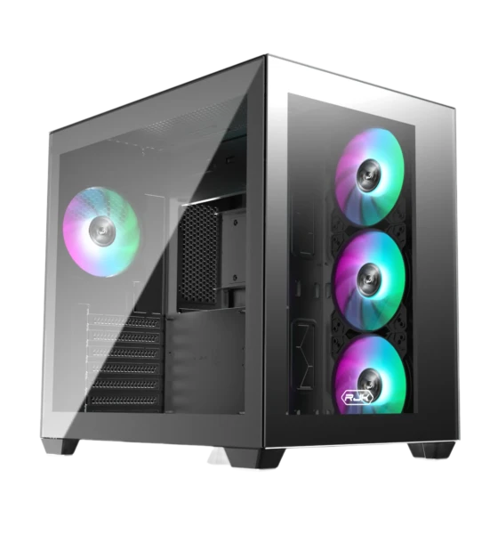 Carcase PAEAN C7 TG4, MiddleTower, ATX, Negru