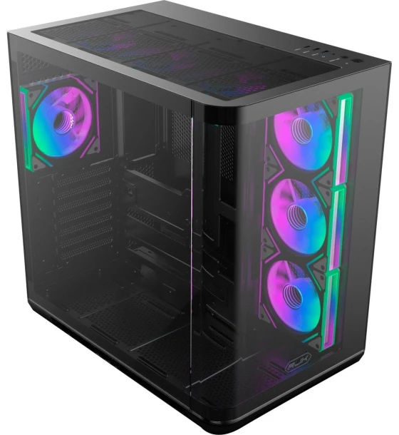 Carcase Atreus BT4, MiddleTower, E-ATX, Negru