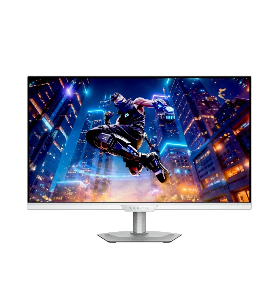 Monitor Led M27UP ICE Gaming, 27 inch, IPS, UHD, 3840 x 2160, HDMI, Display Port, Dual mode 160 Hz/320 Hz, Boxe, Pivot, 1ms, Alb