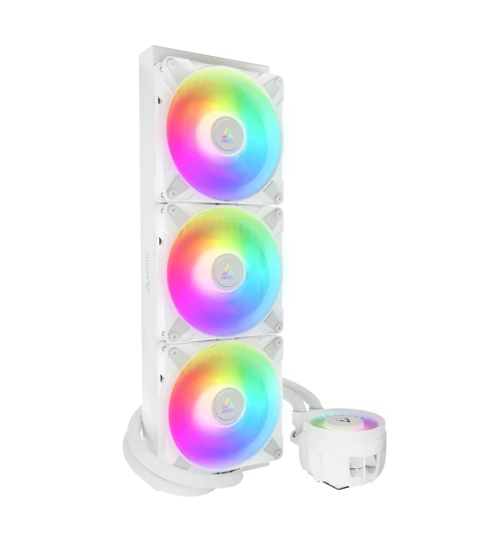 Coolere Procesor Liquid Freezer III Pro 420 A-RGB, AIO 420mm, Intel/ AMD, Alb