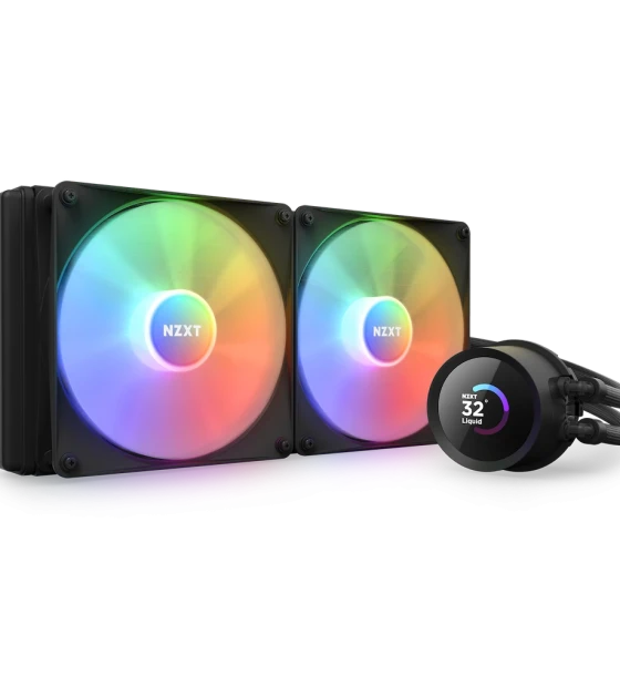 Coolere Procesor Kraken 280 RGB, AIO 280mm, Intel/ AMD, Negru