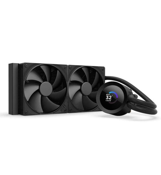 Coolere Procesor Kraken Plus 240 V2, AIO 240mm, pompa cu ecran LCD, Intel/ AMD, Negru