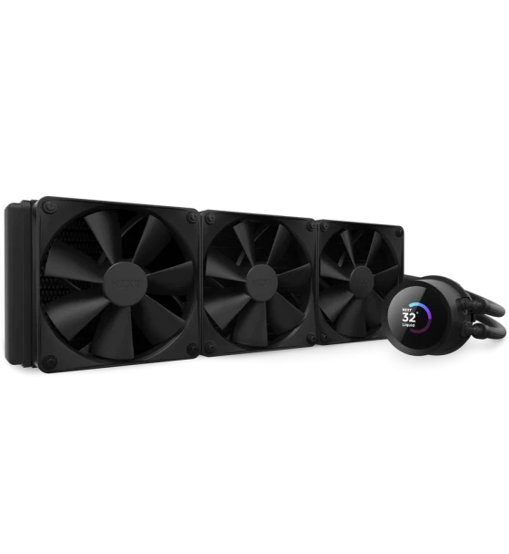 Coolere Procesor Kraken Plus 360 V2, AIO 360mm, pompa cu ecran LCD, Intel/ AMD, Negru