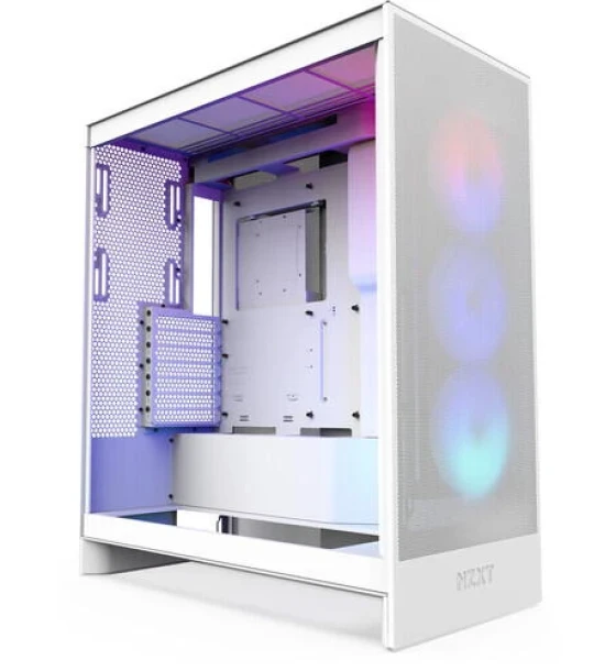 Carcase H7 Flow RGB 2024, Mid-Tower, ATX, Alb