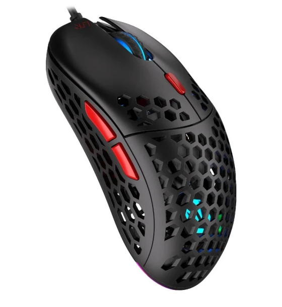 Mouse LIX Plus, USB, 19000 dpi, 59 g, Negru