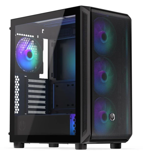 Carcase Arx 500 ARGB, Tower, ATX, Negru