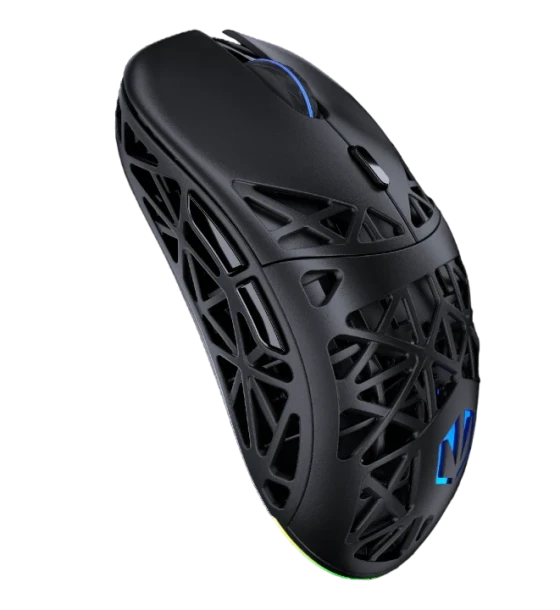 Mouse LIV Plus Wireless, 26000 DPI, RGB, Negru