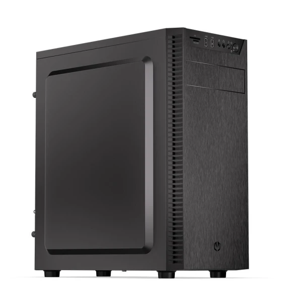 Carcase Armis 100 Solid, Middle Tower, ATX, Negru