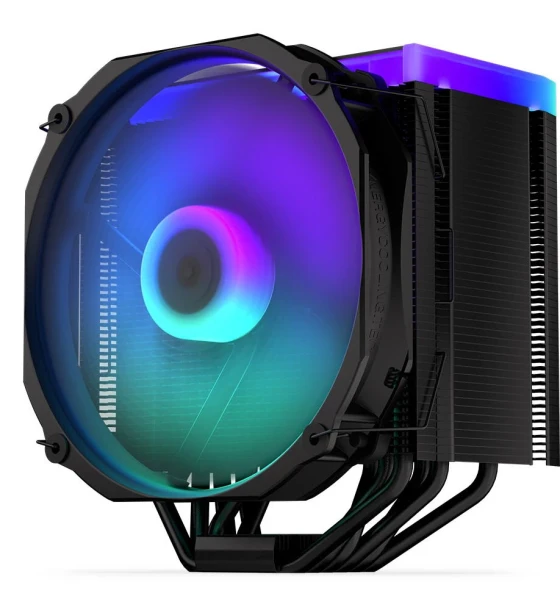 Coolere Procesor Fortis 5 Black ARGB, Intel/ AMD, Negru