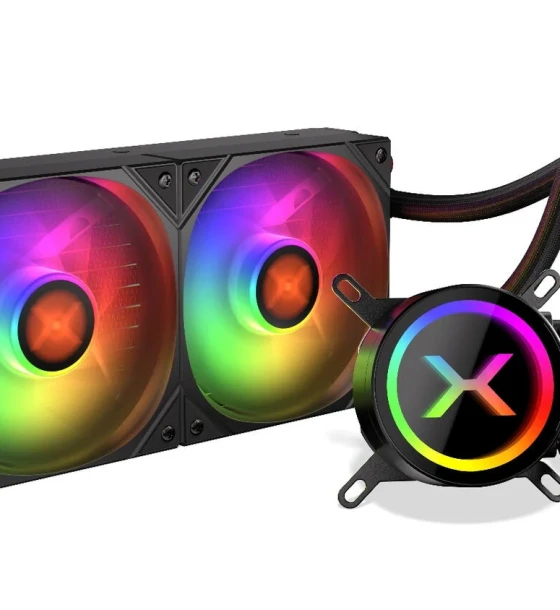 Coolere Procesor HydroX 240 ARGB, Racire cu lichid, AIO 240mm, Intel/ AMD, Negru