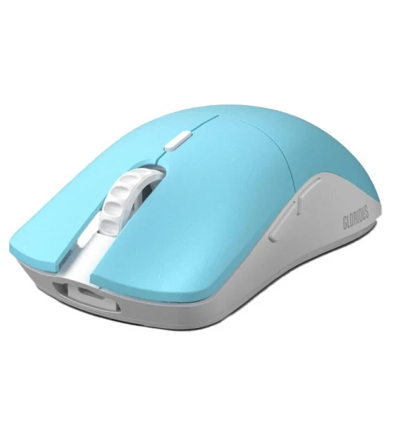 Mouse Gaming Model O Pro Wireless - Blue Lynx - Forge, Ultrausor 55g, Albastru mat