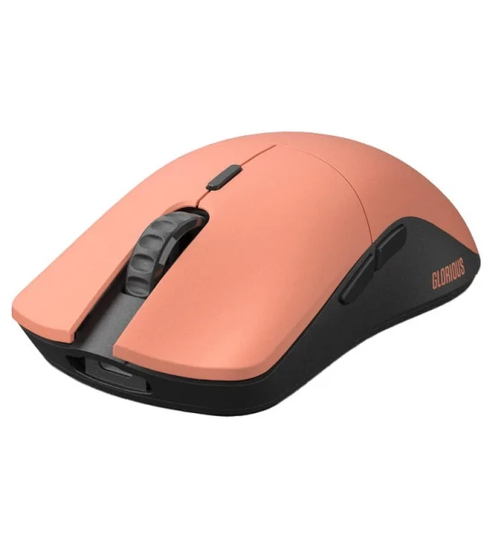 Mouse Gaming Model O Pro Wireless - Red Fox - Forge, Ultrausor 55g, Rosu pastel