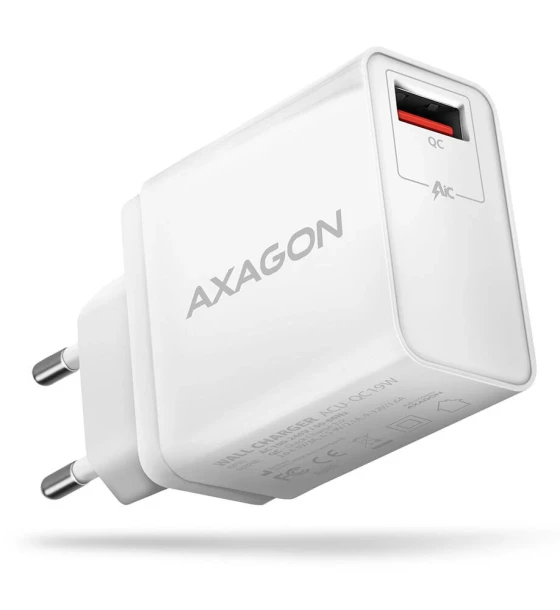Incarcator retea ACU-QC19W, USB type A, QC3.0, 19W, Alb