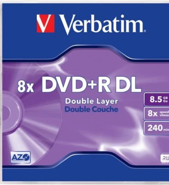 Suport TV si Monitor Verbatim dvd+r double layer 8, 5GB