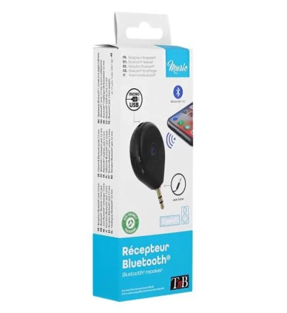 Accesoriu telefoane TNB 4.1 Bluetooth receiver jack 3.5mm - black
