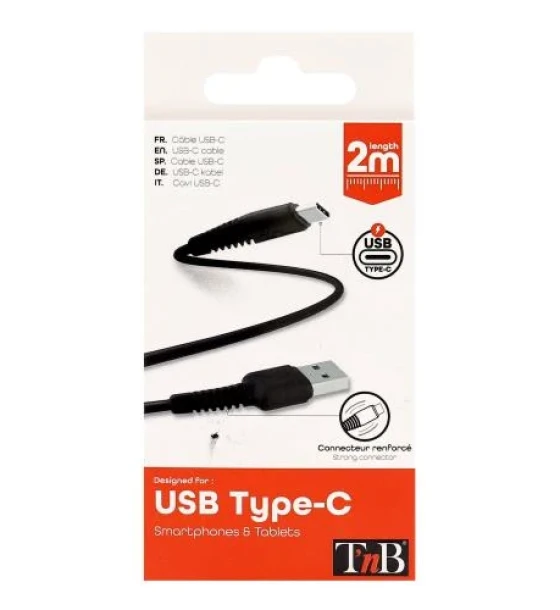 Accesoriu telefoane TNB USB to USB Type-C cable 2M
