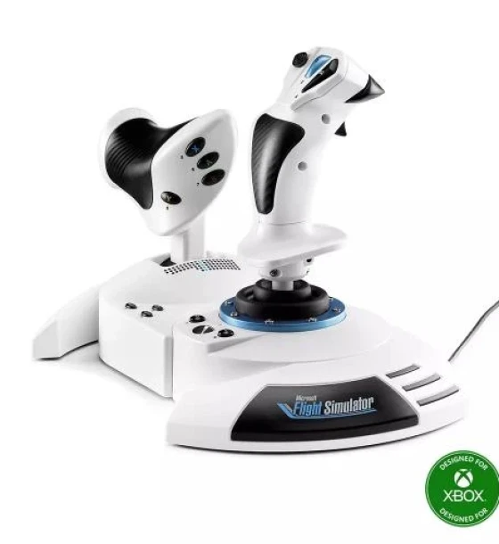 Controlere, Volane si Casti gaming Thrustmaster t.flight hotas one msfs special edition white