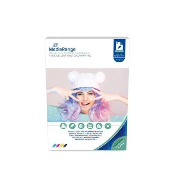 Consumabile si Accesorii Printing MediaRange A4 photo paper 220g 100 sheets
