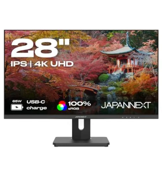 Monitor Led Japannext monitor 28 inch IPS 4K UHD 3840x2160