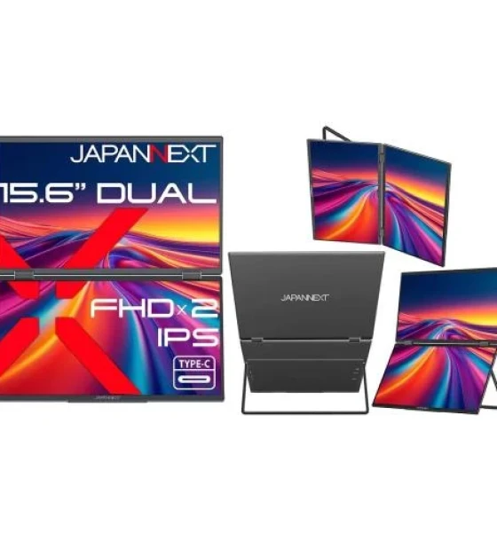 Monitor Led JAPANNEXT Dual Screen Mobile 15.6 inch IPS FHD 1920x1080