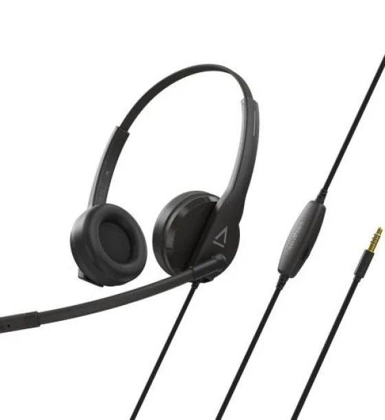 Casca CREATIVE HS-230 Office Headset w/Noise-cancelling Mic, 3.5 mm AUX, USB Adapter