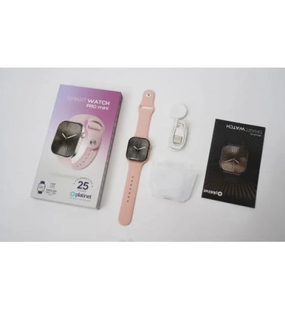 SmartWatch- Platinet smart watch Bluetooth PRO MINI AMOLED 1, 85 inch 1, 25GB 190 mah rose gold