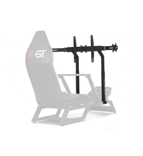 Controlere, Volane si Casti gaming Next Level Racing F-GT Cockpit Monitor Stand Matte Black for 1or3 displays