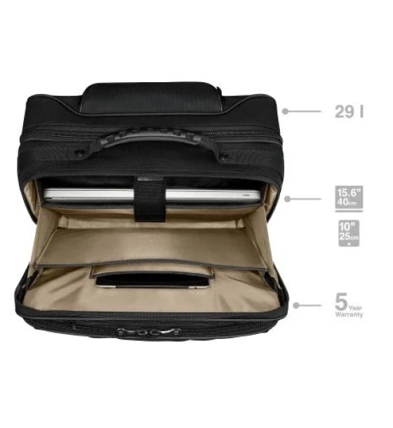 Geanta laptop Wenger, Legacy Black Series, 15.6 inch Wheeled Laptop Case w Tablet Pocket, Black