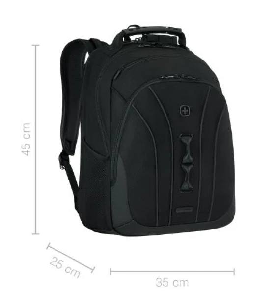 Geanta laptop Wenger, Legacy Black Series, 16 inch Laptop Backpack, Black