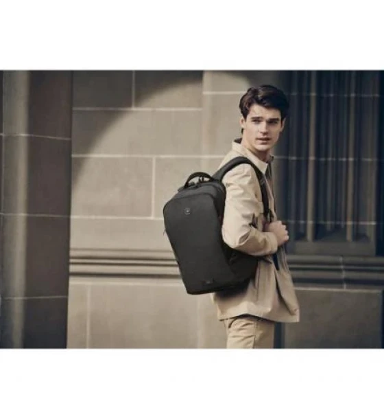 Geanta laptop Wenger, MX Light 16 inch Backpack, Heather Grey