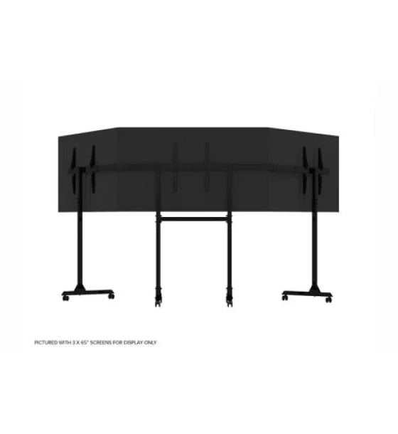 Controlere, Volane si Casti gaming Next Level Racing ELITE Free Standing triple Monitor Stand Black