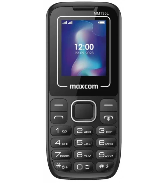 Telefon MaxCom MM135 LIGHT, Single SIM, RAM, 2G, Negru