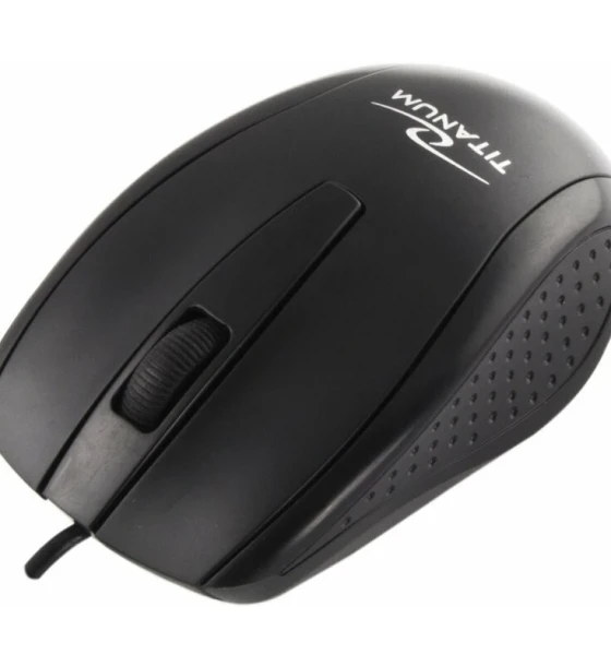 Mouse optic cu fir Titanum Marlin TM110K 3 butoane 2.4GHz Usb 1000dpi Negru