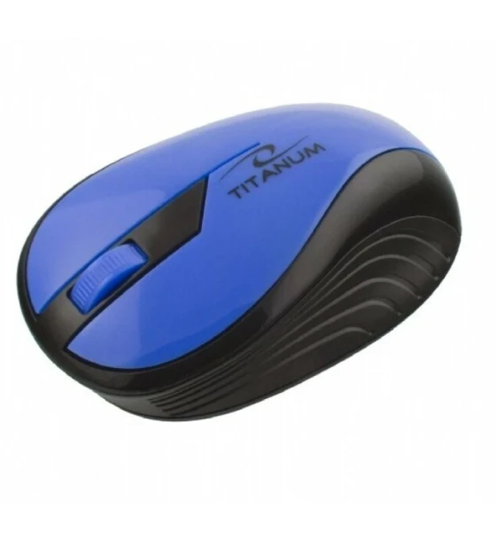 Mouse optic wireless Esperanza Rainbow TM114B 3 butoane 2.4GHz Usb 1000dpi Negru/Albastru