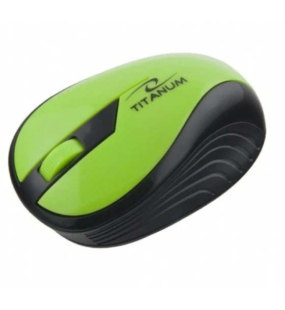 Mouse optic wireless Esperanza Rainbow TM114G 3 butoane 2.4GHz Usb 1000dpi Negru/Verde