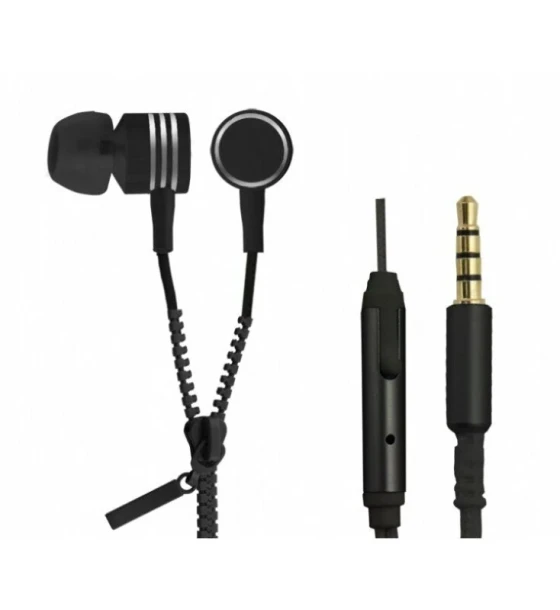 Casca Casti stereo cu microfon Esperanza Zipper EH161K Negru