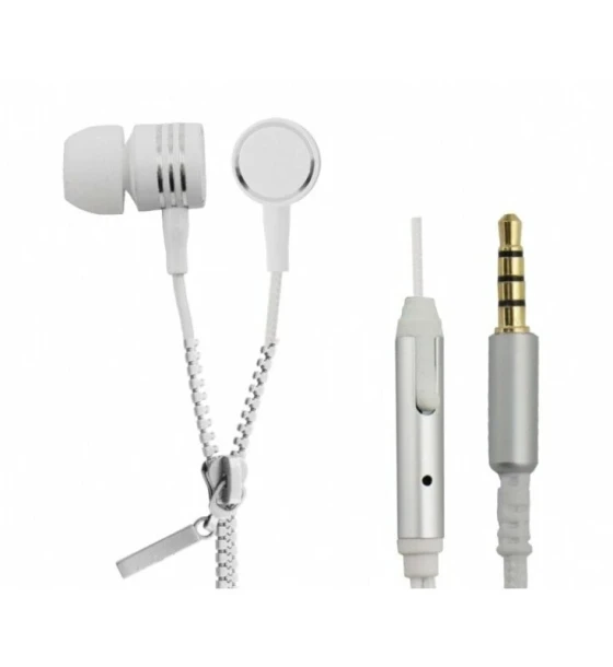Casca Casti stereo cu microfon Esperanza Zipper EH161W Alb