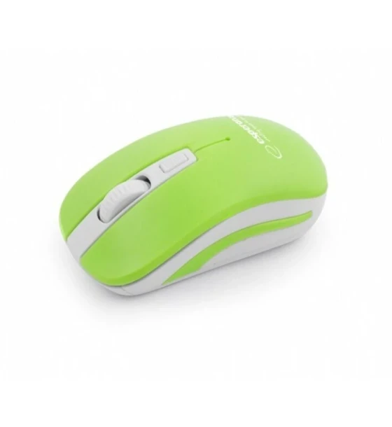 Mouse optic wireless Esperanza Uranus EM126WG 4 butoane 2.4GHz Usb 1600dpi Alb/Verde