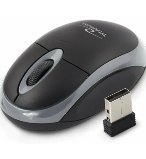 Mouse optic wireless Esperanza VULTURE TM116E 3 butoane 2.4GHz Usb 1000dpi Negru/Gri