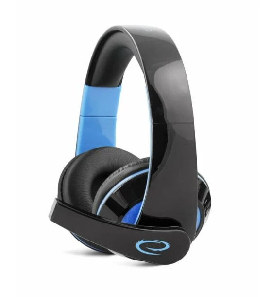 Casca Casti gaming cu microfon Esperanza Condor EGH300R stereo 2m Negru/Albastru