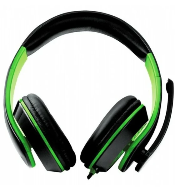 Casca Casti gaming cu microfon Esperanza Condor EGH300G stereo 2m Negru/Verde