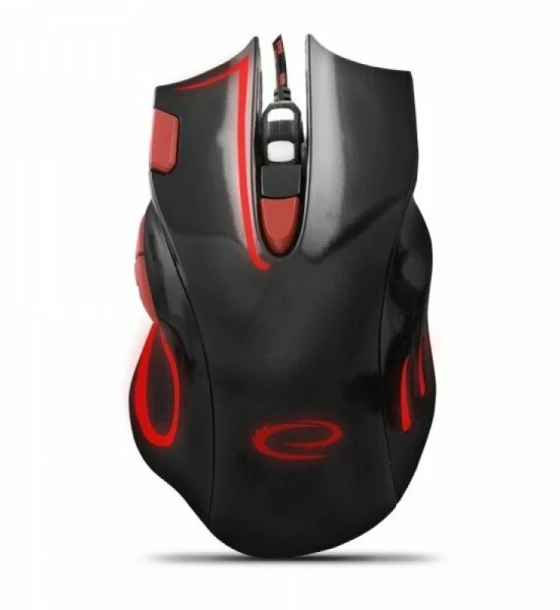 Mouse Optic Gaming Esperanza Hawk EGM401KR 2400dpi 1.5m Usb Negru/Rosu