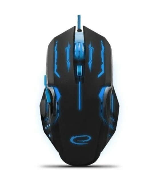 Mouse Optic Gaming Esperanza Apache EGM403B 2400dpi 1.5m Usb Negru/Albastru