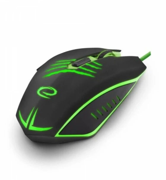 Mouse Optic Gaming Esperanza Claw EGM209 2400dpi 1.5m Usb Negru/Verde