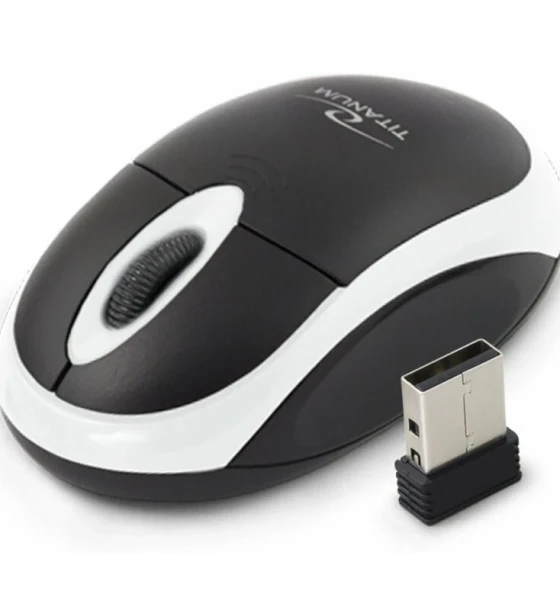 Mouse optic wireless Esperanza VULTURE TM116W 3 butoane 2.4GHz Usb 1000dpi Negru/Alb