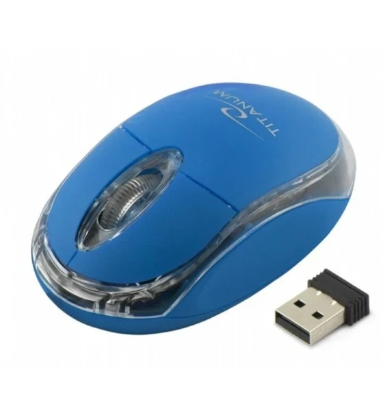Mouse optic wireless Esperanza Condor TM120B 3 butoane 2.4GHz Usb 1000dpi Albastru